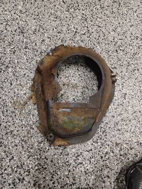 46-5690 Toro Lawn Mower Part #46-5690 Blade Brake Clutch Shield - Used