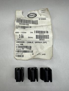 92-7729 Toro New Oem Cable Anchor 3 Pack