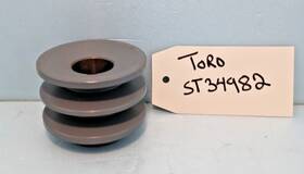Toro St34982 Stone Mixer Genuine Oem Spec Double Groove Drive Sheave Pulley 2ak3
