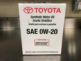 002790 Toyota Toyospeed Llc Fit For Synthetic Motor Oil Sae 0w-20 Set 5 Quarts