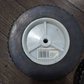 Tractor Supply 3550355 Pr Of New 8 Inch Wheels Universal Fit X 1.75 And Nylon-offset Hub