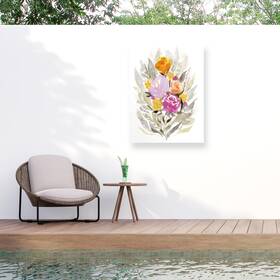 Trademark Fine Art 196593980222 Victoria Borges Ftpastel Sprig Iift Outdoor Canvas 14x19