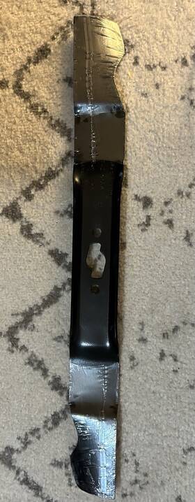 Troy-bilt 889021302092 Genuine Mtd 21 Inch Mulching Blade S Center Hole Fits Mowers Brand New