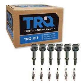 Ica71676 Trq Ignition Coil And Spark Plug Kit 12 Piece Iridium Plugs Compatible With 200
