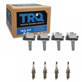 Ica71788 Trq Ignition Coil Spark Plug Kit Iridium 8 Piece Compatible With 2004 2010 Subar