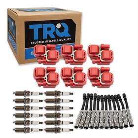 Tka06221 Trq Ignition Coil And Spark Plug Kit 19 Piece Iridium Plugs Compatible Wi