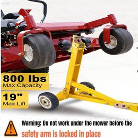 10703118 Trucfusion 800lbs Lawn Mower Lift Jack Telescopic Lifting Tool Maintenance Garden Tractors