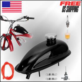 Qhas-3-5a Unrbanded Mini Bike Fuel Gas Tank 2l Cap Spark Plug Petcock Line Filter For 2 Stroke