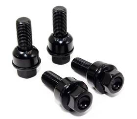 Veritek Performance 680044052267 Set Of 20 14x1.5mm Black 29mm Thread R14 Radius Ball Seat Washer Lug