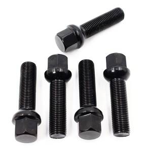 Vtk-1415mbz45bk Veritek Performance Set Of 20 14x1.5mm Black Oe 2.75 Inch 45mm Shank Length 17mm Hex Blac