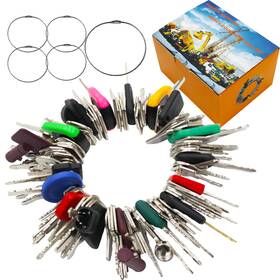 Wah Lin Parts 670087060060 100 Non-repeating Master Equipment Key Set Original Heavy Construction Excava