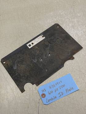 Gt-2500 Wheel Horse 108057 Tractor Rear Hoodstand Plate