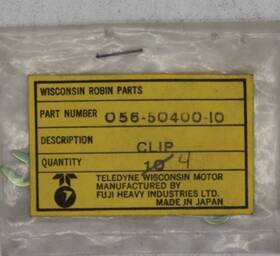 Wisconsin Robin 056-50400-10 Nos Clip Lot Of 4