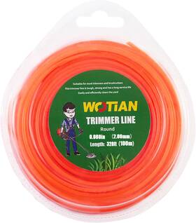 080-100y Wotian 080 Trimmer Line 0.080-inches Weed Eater String .080 328 Ft
