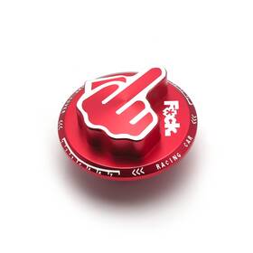 Th175r X Xotic Tech #th175r Engine Oil Filler Tank Fuel Cap Cover Aluminum Middle Finger Pattern Compat