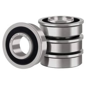 Xike 445005436455 4 Pcs Flanged Ball Bearings Id 3/4 Inch X Od 1-3/8 Applicable Lawn Mower Whe