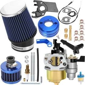 Hyq03-blue Yoxufa 212cc Carburetor Carb Assembly For Predator 224cc 196cc Blue