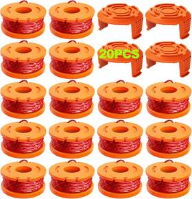 Ywtesch 824007208555 20 Pack Trimmer Spool Line For 16 Spools And 4 Caps