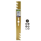 Maxpower 331981B 21-INCH Universal Gold Metal Mulching Lawn Black And Brown. Fixed Price $34.36.