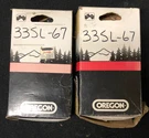 Oregon Cutting Chain 33SL-67 Nos Lot Of 2. Fixed Price $39.99.