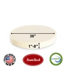 Foamrush 36" X Diameter High Density Upholstery Cushion (made In Usa). Fixed Price $26.99.