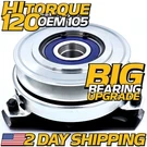 Hitorque 120FTLB (oem 105) Pto Clutch Fits John Deere AM123123 5215-34 5215-9. Fixed Price $92.99.