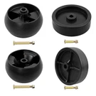 Hqpasfy Pack 734-0973 Deck Wheels 734-04155 &. Fixed Price $52.49.