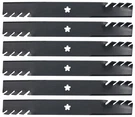 (6) Usa Mower Blades Mulching For Ayp 532138971 532139775 HU22004 42" Deck. Fixed Price $77.69.