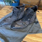 John Varvatos Laced Monk Boots Size 10 With Bags ( $1.200 Retail). Fixed Price $180.00.