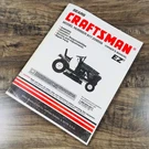 Craftsman 917.259556 Lawn Mower Garden Tractor Owners Operators Parts Manual. Fixed Price $15.97.