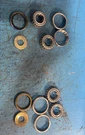Hd Switch Front Wheel Fork Caster Spindle Bearing & Seal Rebuild Kit. Fixed Price $9.30.