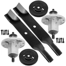 38" Deck Spindle W/pulley & Blade For John Deere X300 AM137483 M151720 M153118. Fixed Price $110.00.