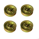 Qty 4: Flat Idler Pulleys Fits John Deere Replaces AM103287. Fixed Price $33.86.
