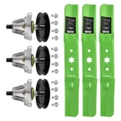 Spindle High-lift Blade Kit For Mtd Cub Cadet Inch Deck Rzt L54 LX54 GT54. Fixed Price $93.95.