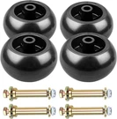 4X Mower Deck Wheels Kit For Exmark 103-3168 116-9981 Kubota Anti Scalp. Fixed Price $32.99.