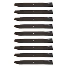 (9) Blades Fits Grasshopper 61" 320243 320245 7079222 Zero Turn. Fixed Price $167.99.