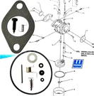 Walbro Carburetor Kit Fits Bolens Tractor Tecumseh OH160 With Lmh I10. Fixed Price $46.37.