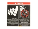 Genuine Oem Toro Part # 104-4135 Danger Decal. Fixed Price $15.99.