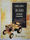 Allis Chalmers B-110 Lawn Riding Garden Tractor Owners Manual Simplicity H.p.. Fixed Price $84.96.
