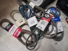Various Mower Belts 3/8 1/2 5/8 Brands Gates Pix Others Made With Kevlar, Aramid. Fixed Price $9.95.