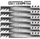 6-PACK Toothed Mulching Mower Blades For 32"/48" Scag. Fixed Price $88.53.