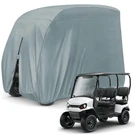 Kiseer Passenger 420D Waterproof Golf Cart Cover Fits Ez 112 Inch, Grey. Fixed Price $42.46.