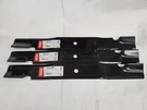QTY/3 21" Rotary 15003 Heavy Duty Notched Air-lift Blades 61" Cut Scag 481708. Fixed Price $68.95.