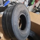 Pack Of 2 Tires, Deli 4.10/3.50-5, Slick Smooth, Ply, Tubeless, 410X350X5. Fixed Price $35.00.