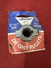 Chicago Die Cast Pulley 2-1/2" Diameter, 250-A, 5/8" Bore, For Belts. Fixed Price $15.00.