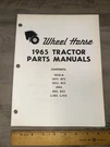 1965 Wheel Horse Tractor Parts Manual Catalog. 1054-A, 605, 655 Others!. Fixed Price $60.00.
