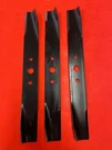 SET/3 Allis Chalmers Simplicity 48" Mower Blades 1656143ASM 716 718 917 919 920. Fixed Price $69.99.