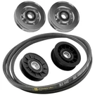 Caltric Snow Blower Belt W/ Pulleys For John Deere L100 L108 L120 No. -010000. Fixed Price $62.00.