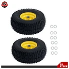 15X6.00-6 2 Pack Lawn Mower Inflated Tire And Wheel 3/4" Axle & 3" Offset Hub. Fixed Price $64.74.