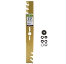 Maxpower Universal Gold Metal Mulching Blade For 21 Inch Cut Mower. Fixed Price $29.99.